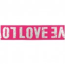 Gummiband - LOVE - pink